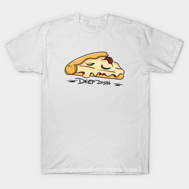 Deep Dish T-Shirt by Yeti Monster